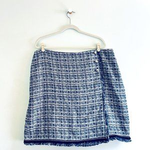 Talbots - Navy Tweed Mini Skirt - 20Wp